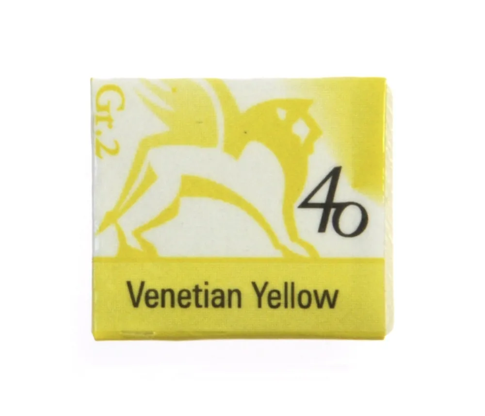 Renesans Akwarele w półkostkach - - 40, venetian yellow, 1,5 ml