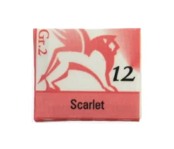 Renesans Akwarele w półkostkach - - 12, scarlet, 1,5 ml