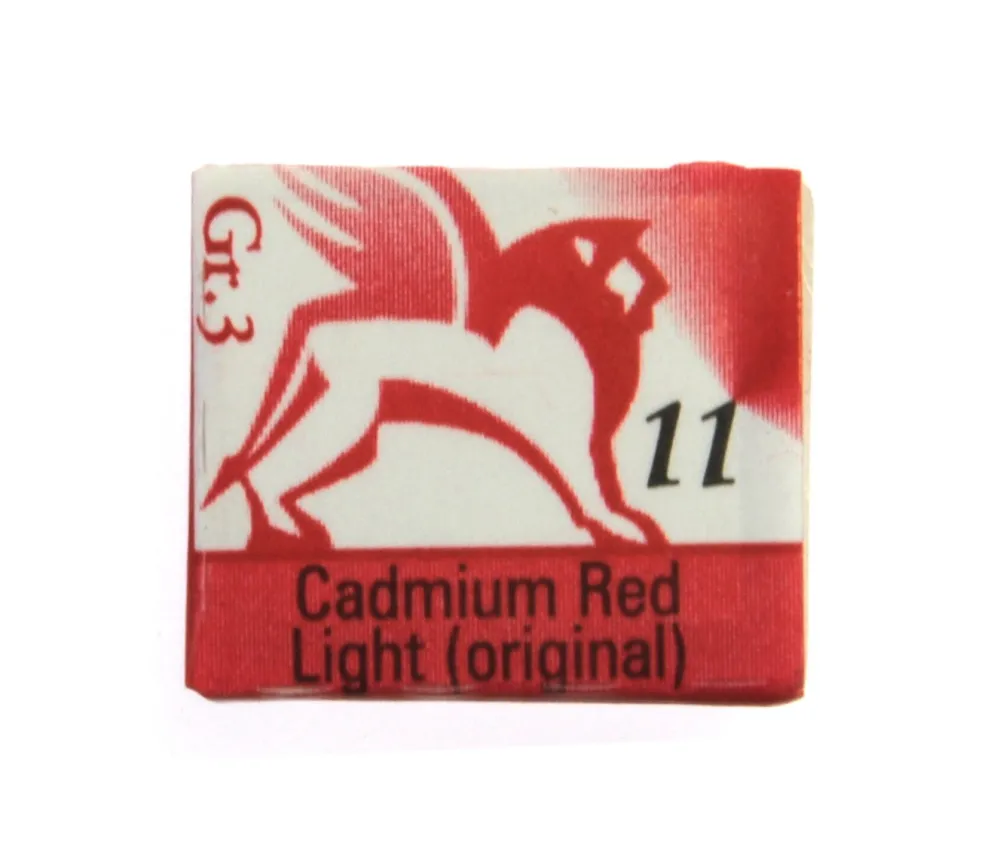 Renesans Akwarele w półkostkach - - 11, cadmium red light, 1,5 ml