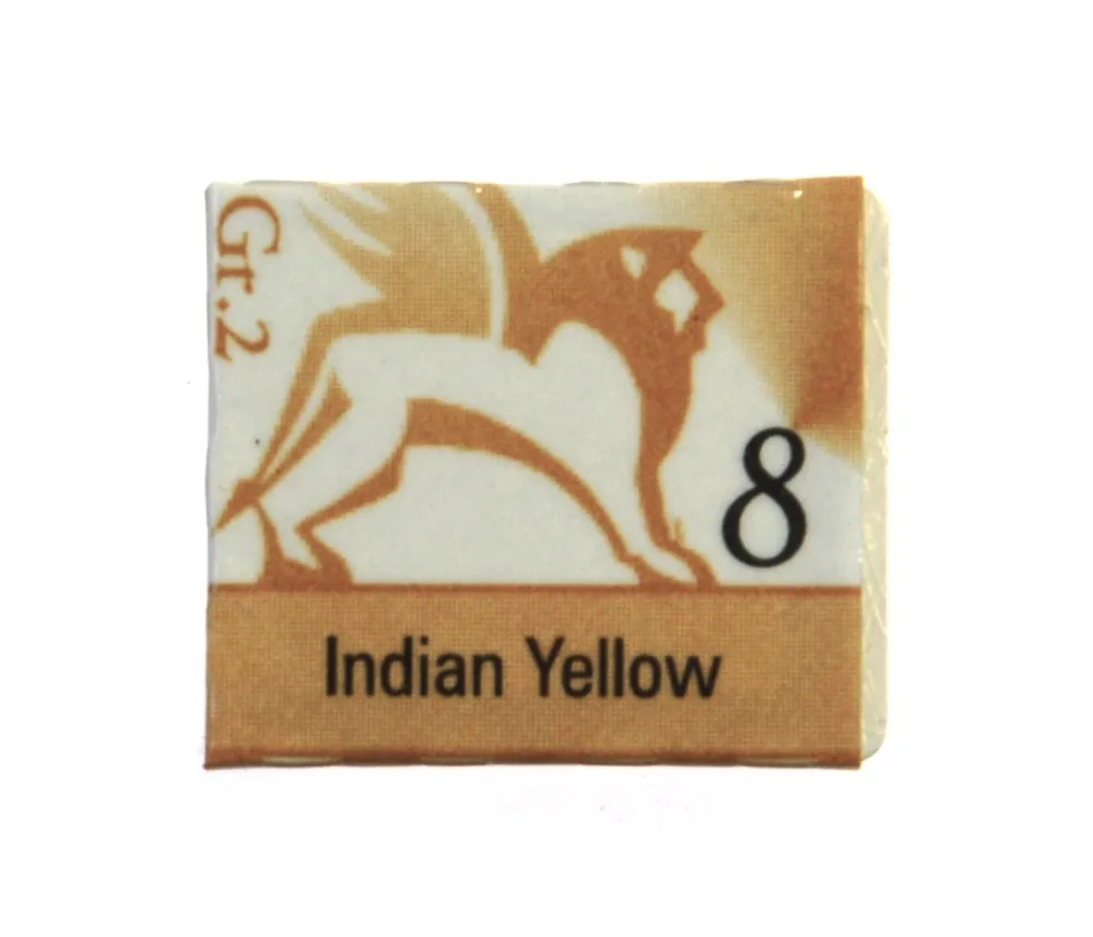 Renesans Akwarele w półkostkach - - 8, indian yellow, 1,5 ml