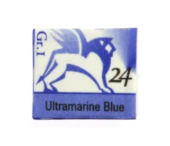 Renesans Akwarele w półkostkach - - 24, ultramarine blue, 1,5 ml