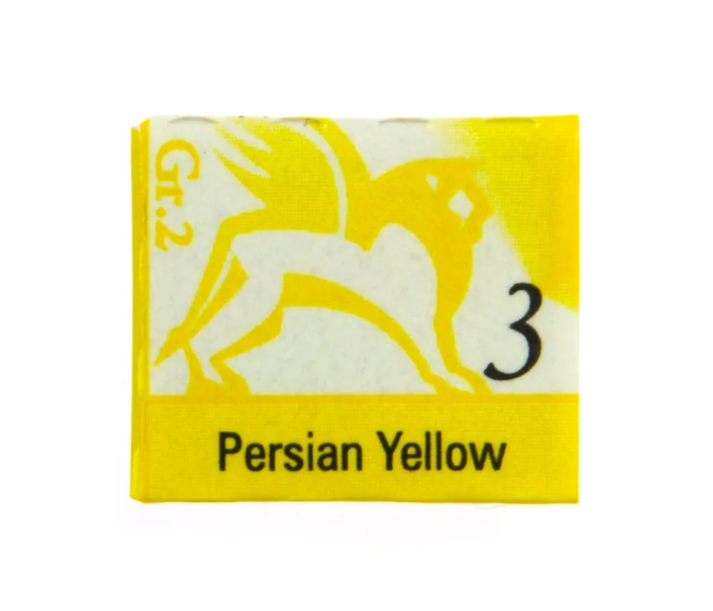 Renesans Akwarele w półkostkach - - 3, persian yellow, 1,5 ml