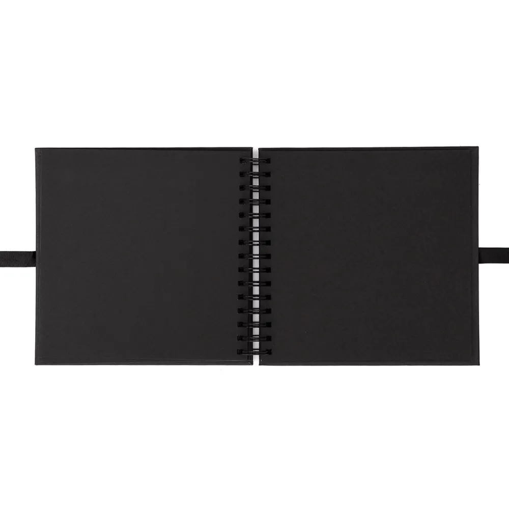 dpCraft Album, baza do ozdabiania na spirali - - czarny, 20 x 20 cm