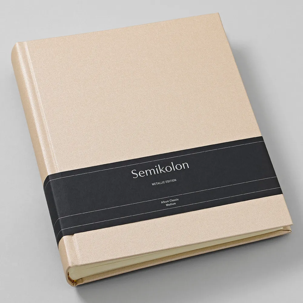 Semikolon Album na zdjęcia Classic Medium Metallic - - Satin Champagne > Albumy Na Zdjęcia