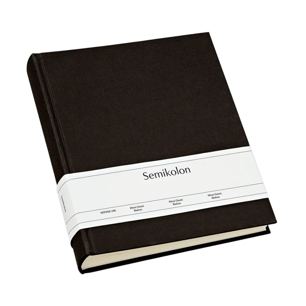 Semikolon Album na zdjęcia Classic Medium - - Black > Albumy Na Zdjęcia
