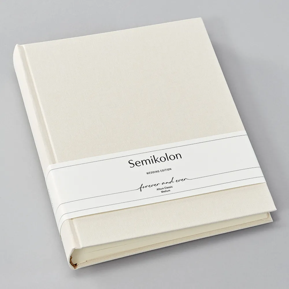 Semikolon Album na zdjęcia Classic Medium, Wedding Edition - - Chamois > Albumy Na Zdjęcia