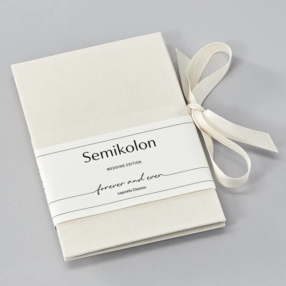 Semikolon Album na zdjęcia Leporello Classico, Wedding Edition - - Chamois > Albumy Na Zdjęcia