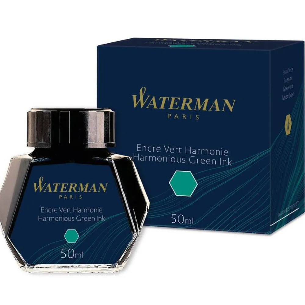 Waterman Atrament do piór wiecznych - - Harmonious Green, 50 ml > Atramenty