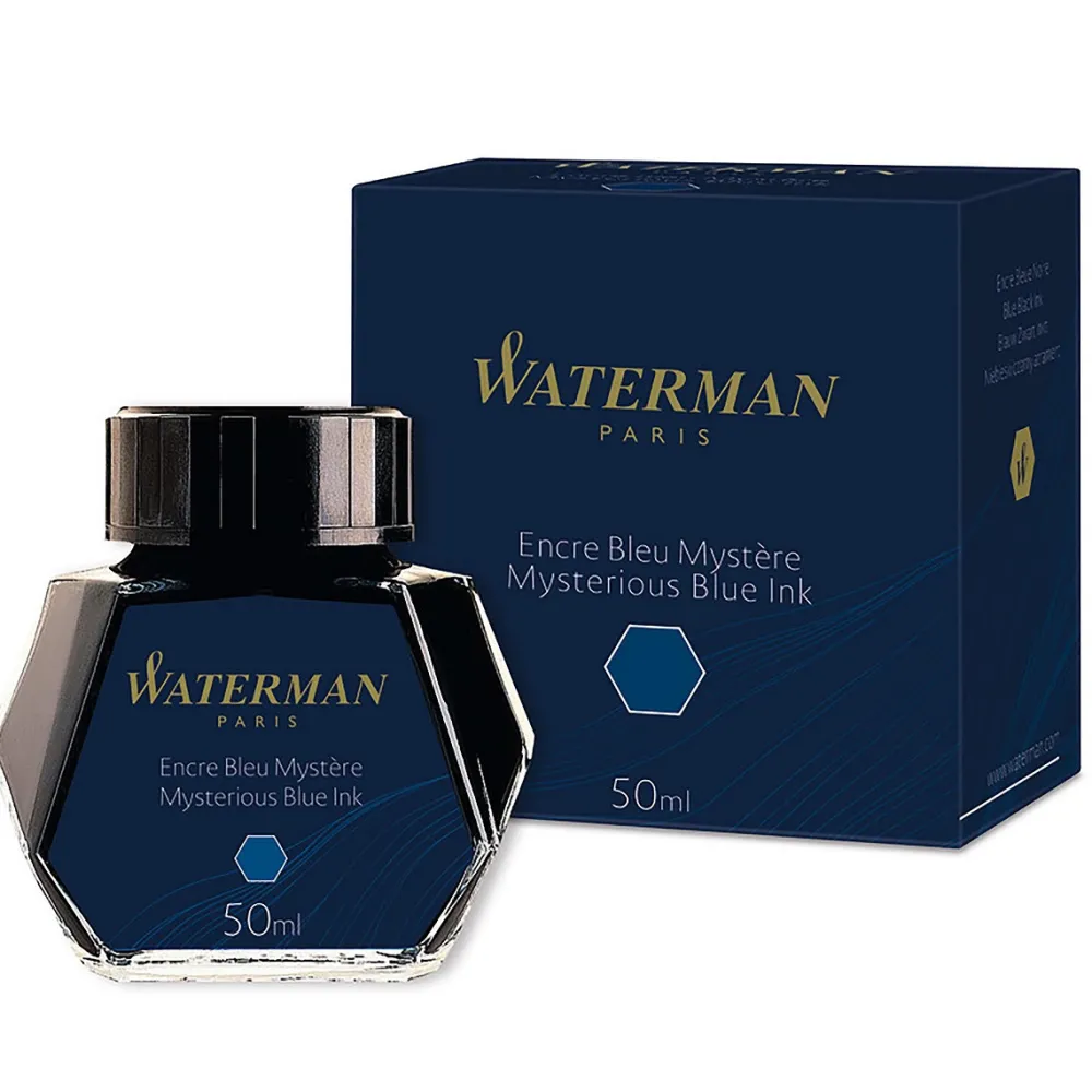 Waterman Atrament do piór wiecznych - - Mysterious Blue, 50 ml