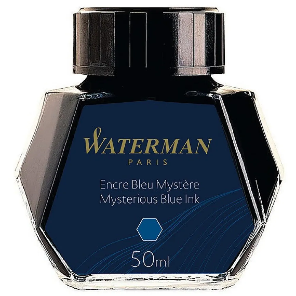 Waterman Atrament do piór wiecznych - - Mysterious Blue, 50 ml