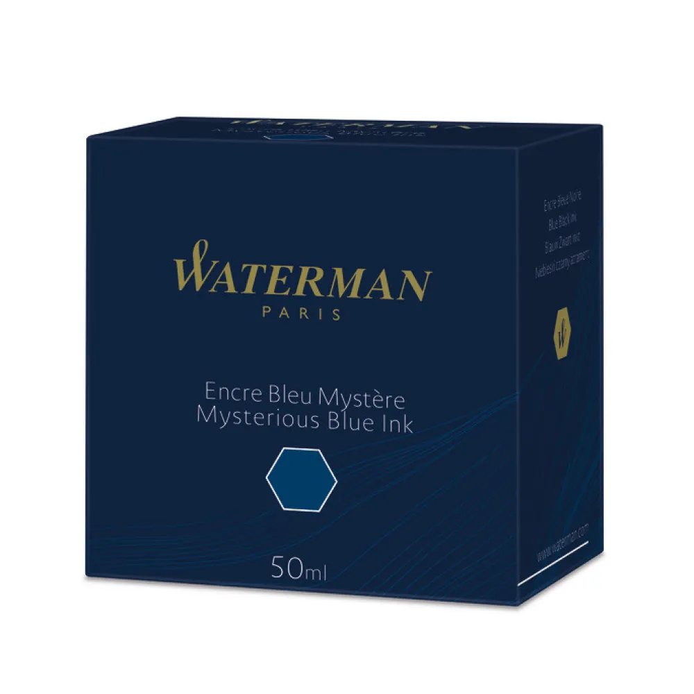 Waterman Atrament do piór wiecznych - - Mysterious Blue, 50 ml