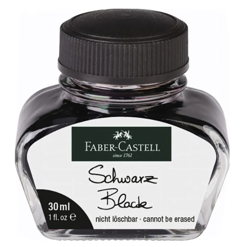 Faber-Castell Atrament - - Black, 30 ml