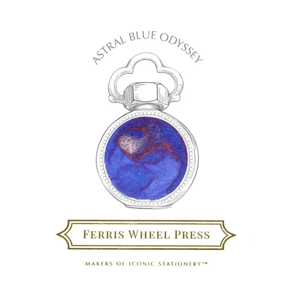 Ferris Wheel Press Atrament - - Astral Blue Odyssey 38 ml > Atramenty