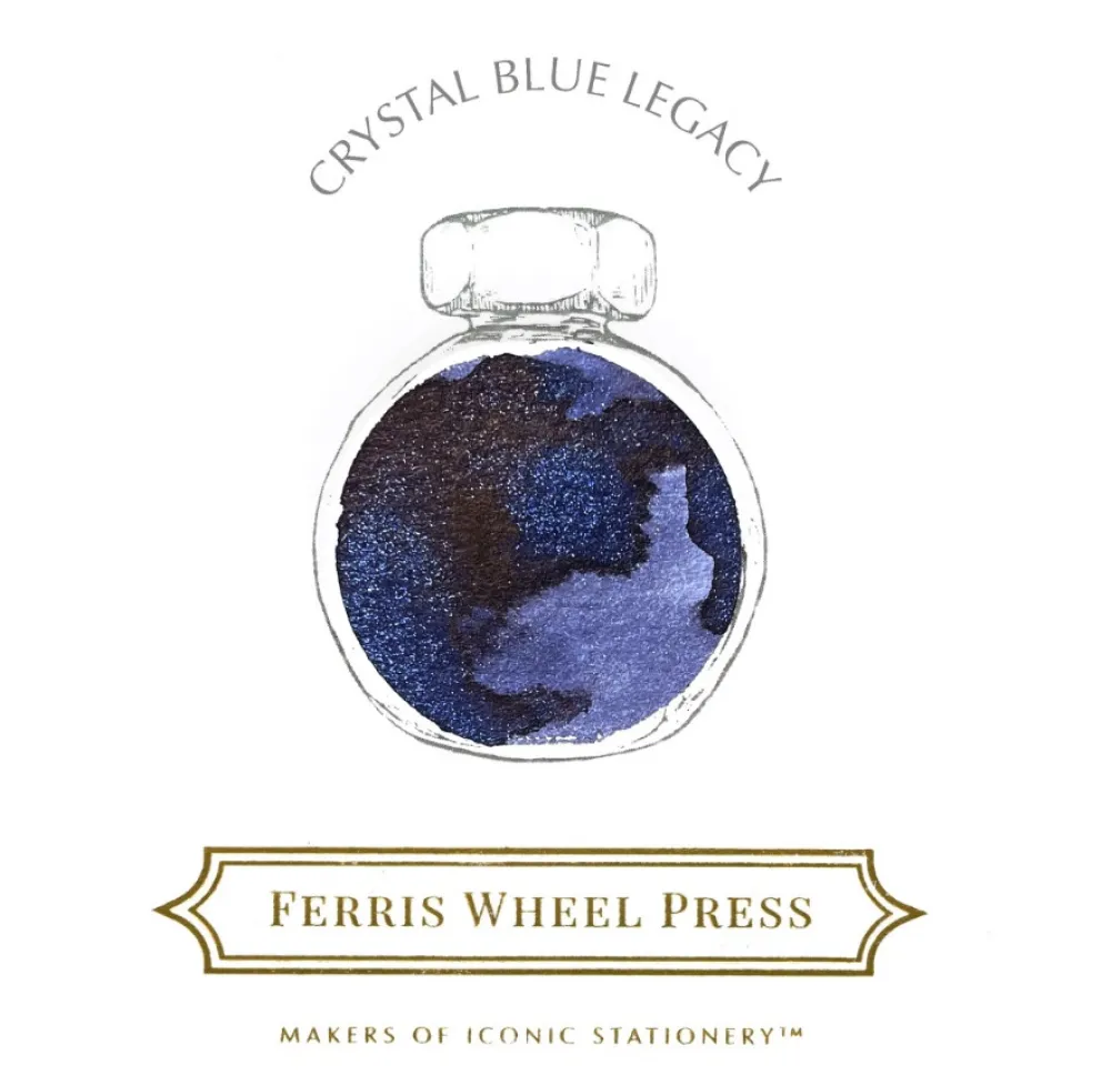 Ferris Wheel Press Atrament - - Crystal Blue Legacy, 38 ml > Atramenty