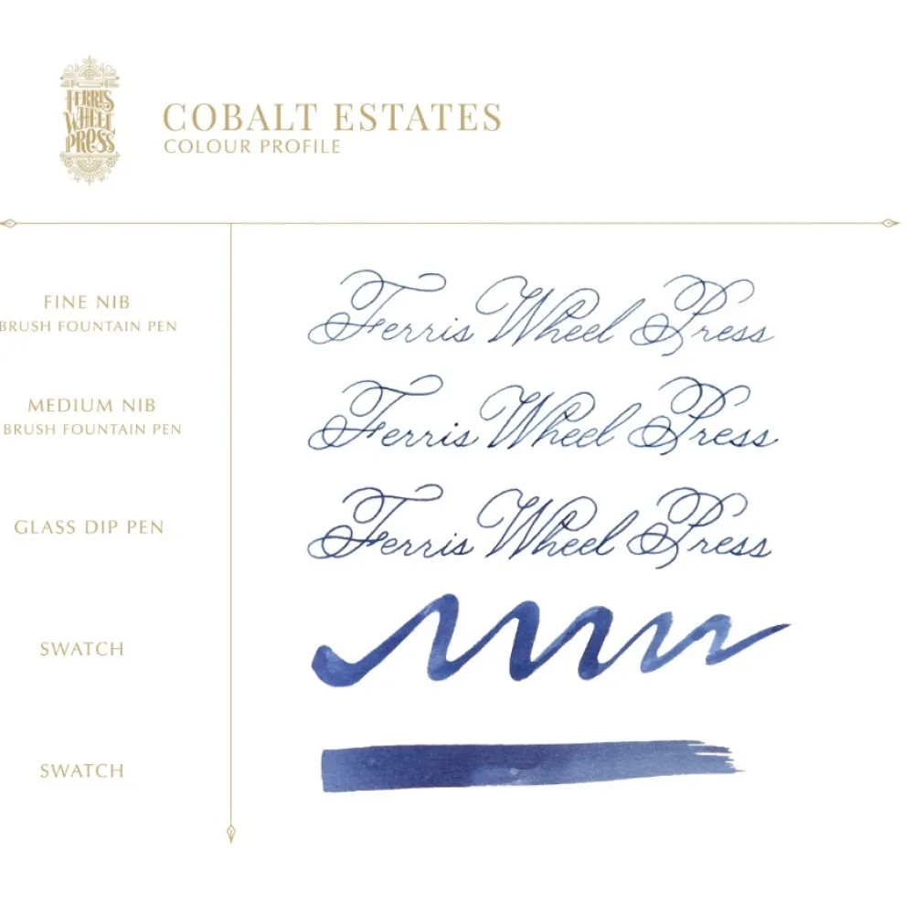 Ferris Wheel Press Atrament - - Cobalt Estates 38 ml > Atramenty