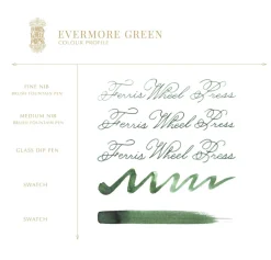 Ferris Wheel Press Atrament - - Evermore Green 38 ml ><noscript><img width=