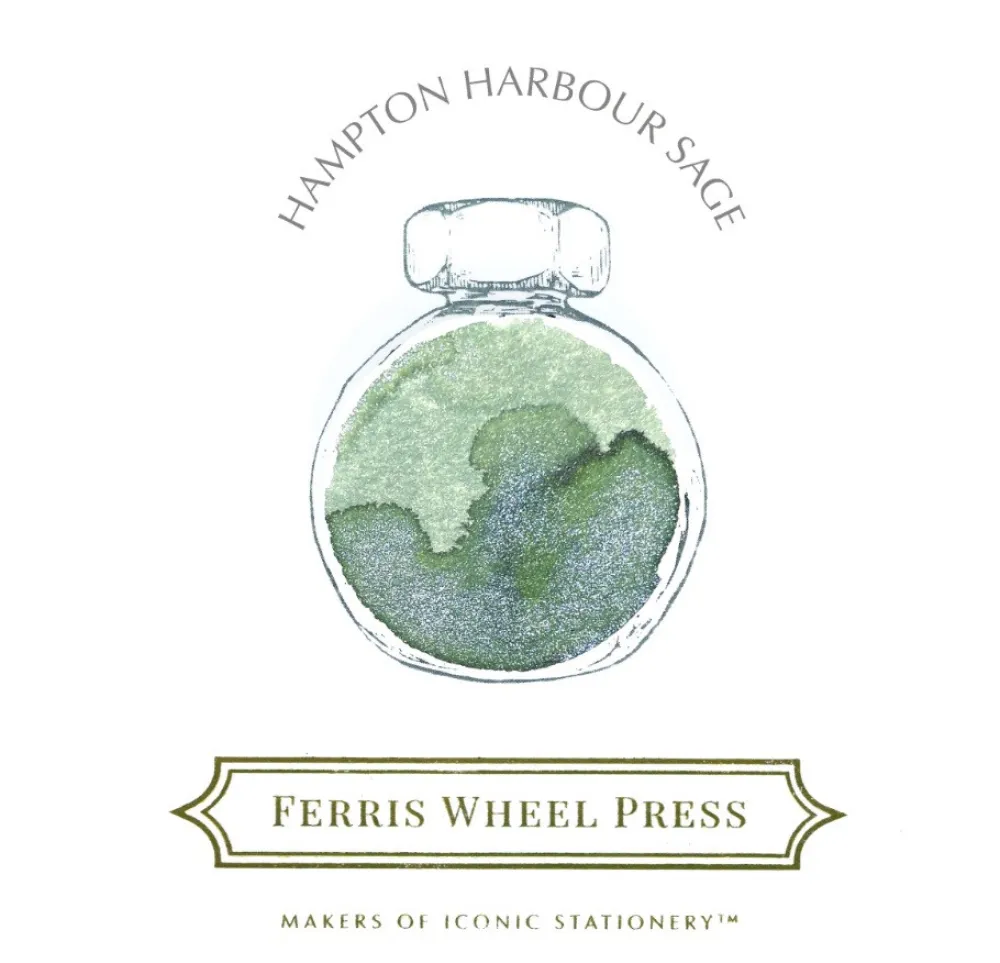 Ferris Wheel Press Atrament - - Hampton Harbour Sage, 38 ml