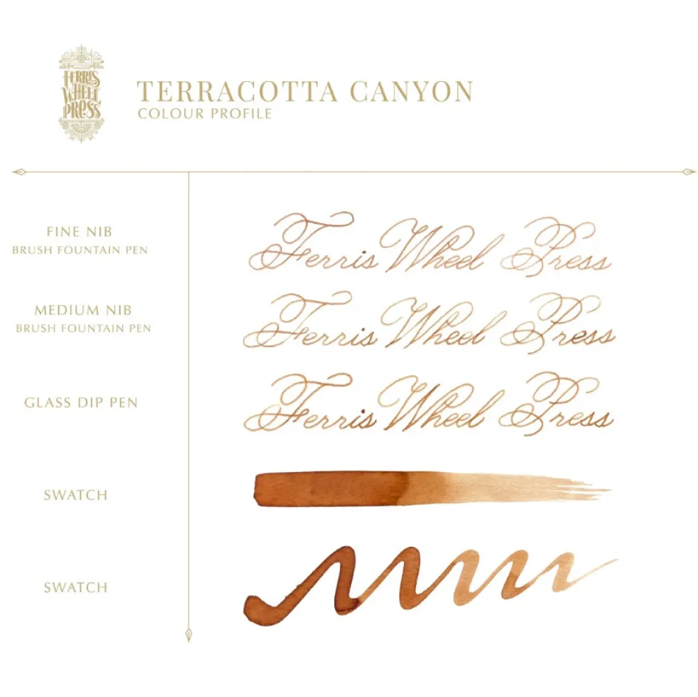 Ferris Wheel Press Atrament - - Terracotta Canyon, 38 ml