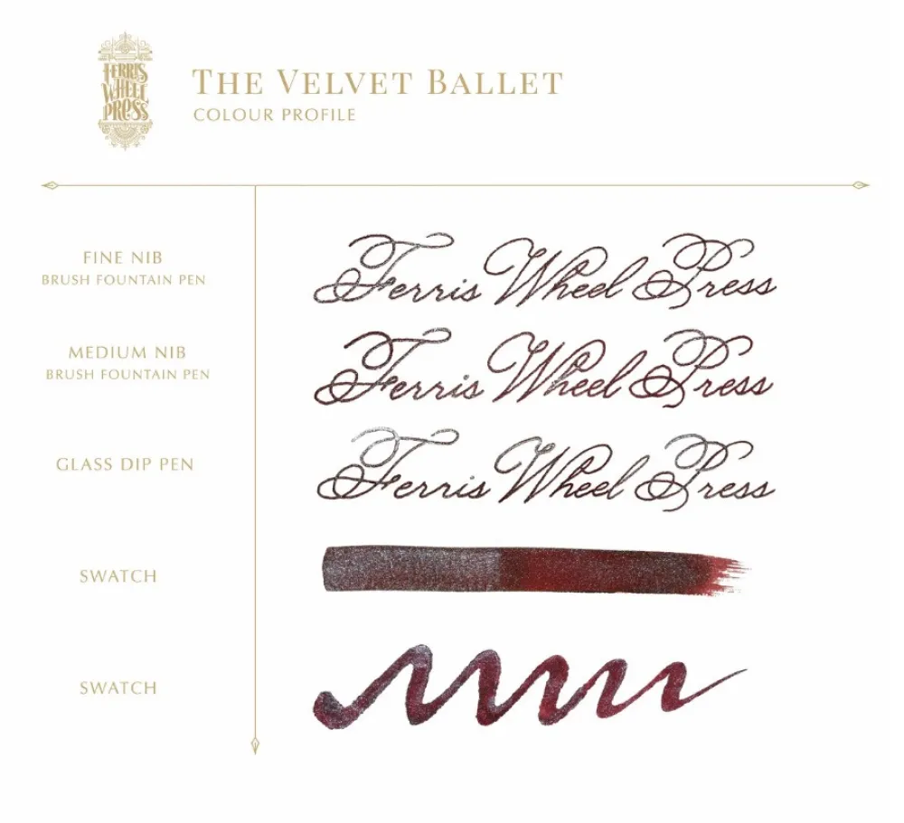 Ferris Wheel Press Atrament - - Velvet Ballet, 38 ml