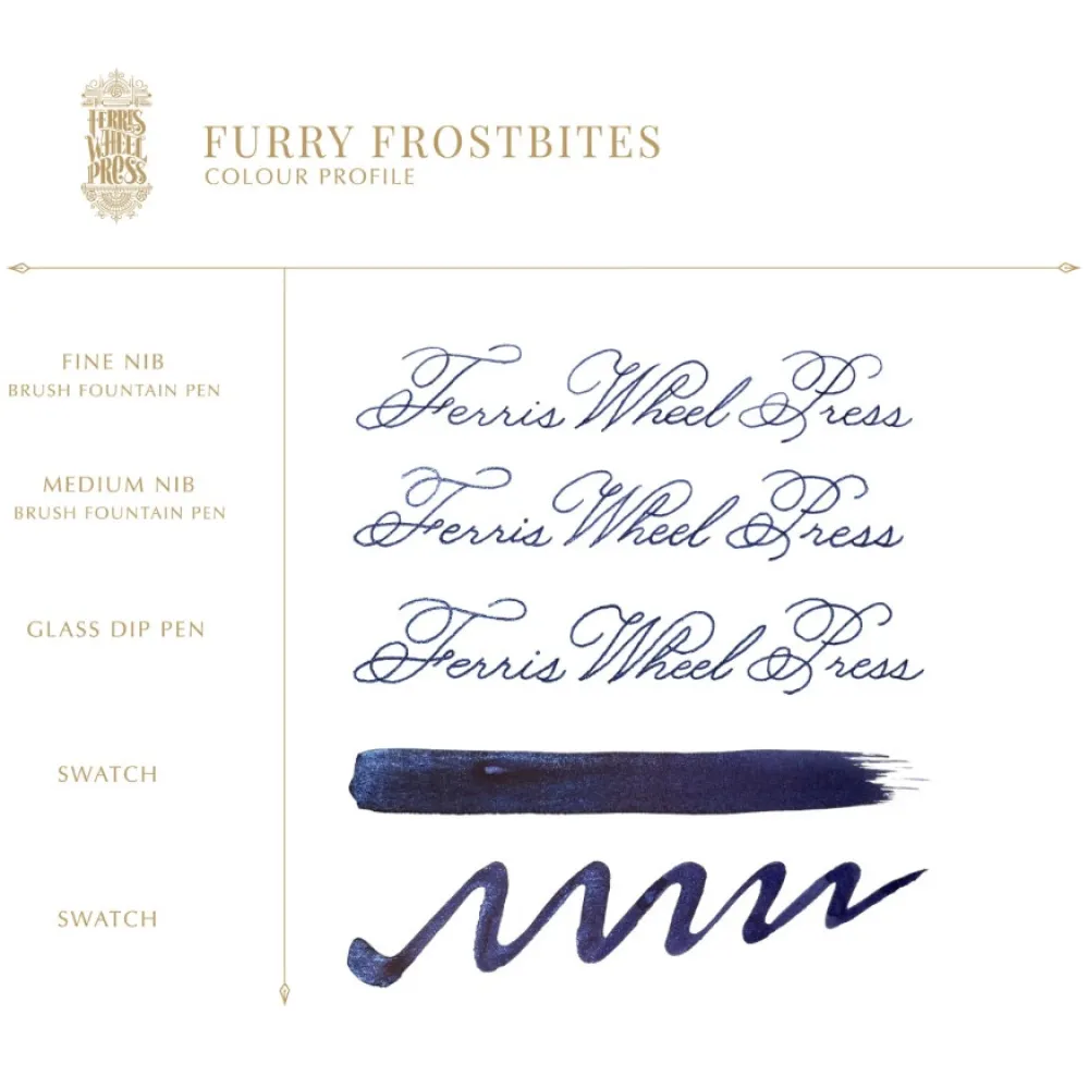 Ferris Wheel Press Atrament FerriTales Bestiary Series - - Furry Frostbites 20 ml