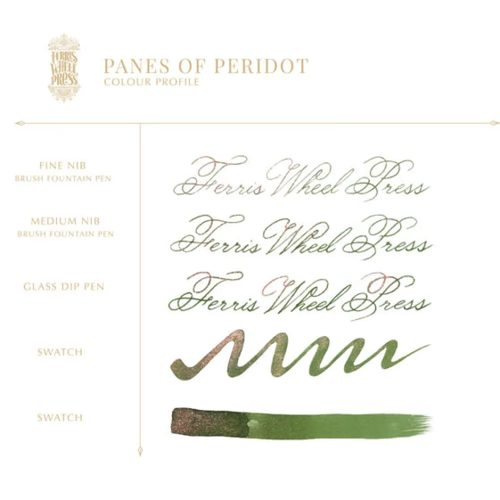 Ferris Wheel Press Atrament FerriTales - - Panes of Peridot 20 ml > Atramenty