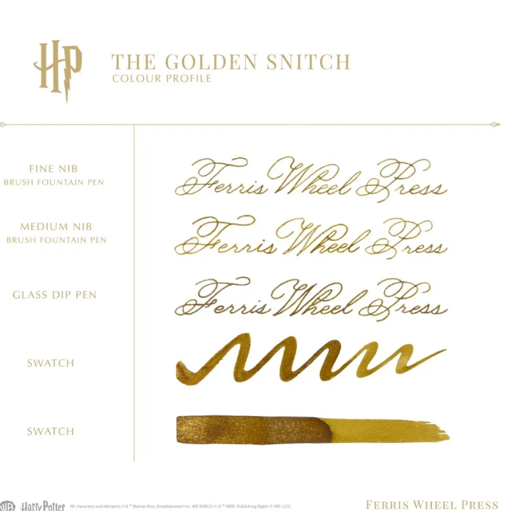 Ferris Wheel Press Atrament Harry Potter - - The Golden Snitch 38 ml