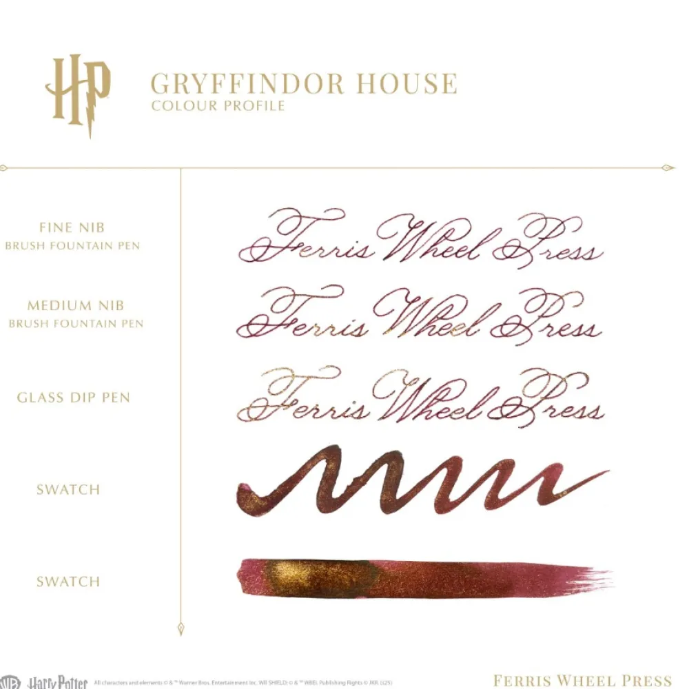 Ferris Wheel Press Atrament Harry Potter - - Gryffindor House 38 ml