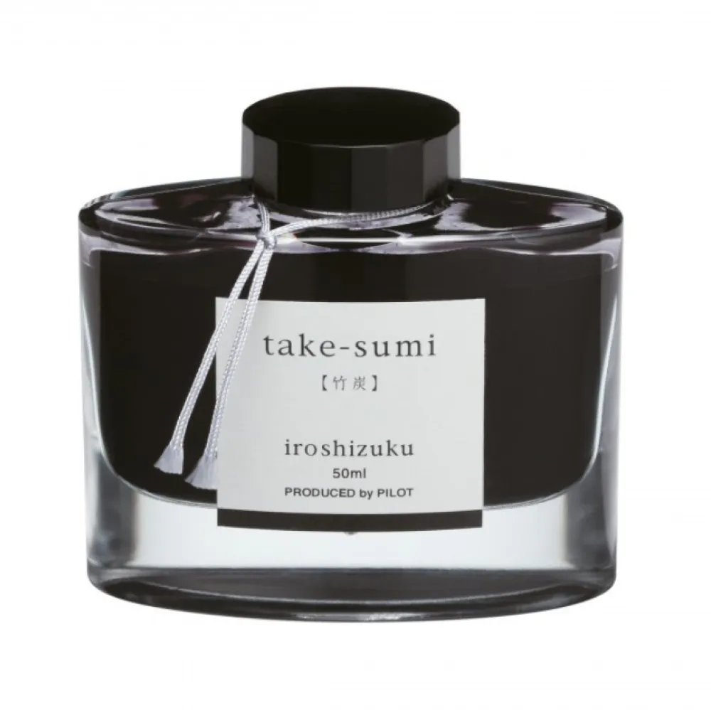 Pilot Atrament Iroshizuku - - Take-Sumi (Bamboo Charcoal), 50 ml