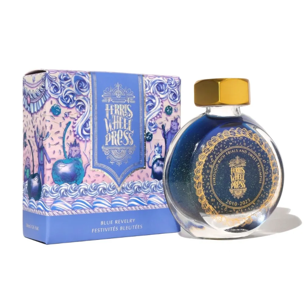 Ferris Wheel Press Atrament Limited Edition - - Blue Revelry, 38 ml