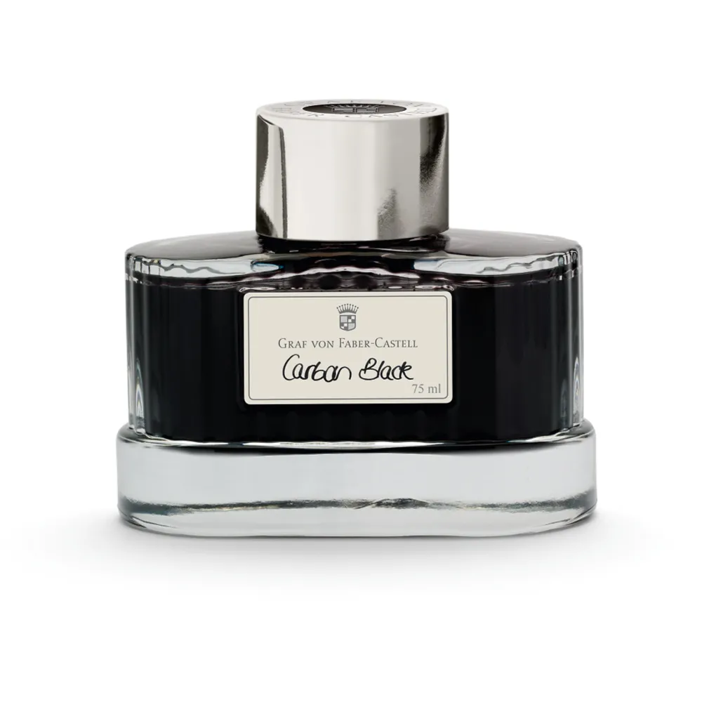 Graf Von Faber-Castell Atrament permanentny - - Carbon Black 75 ml > Atramenty