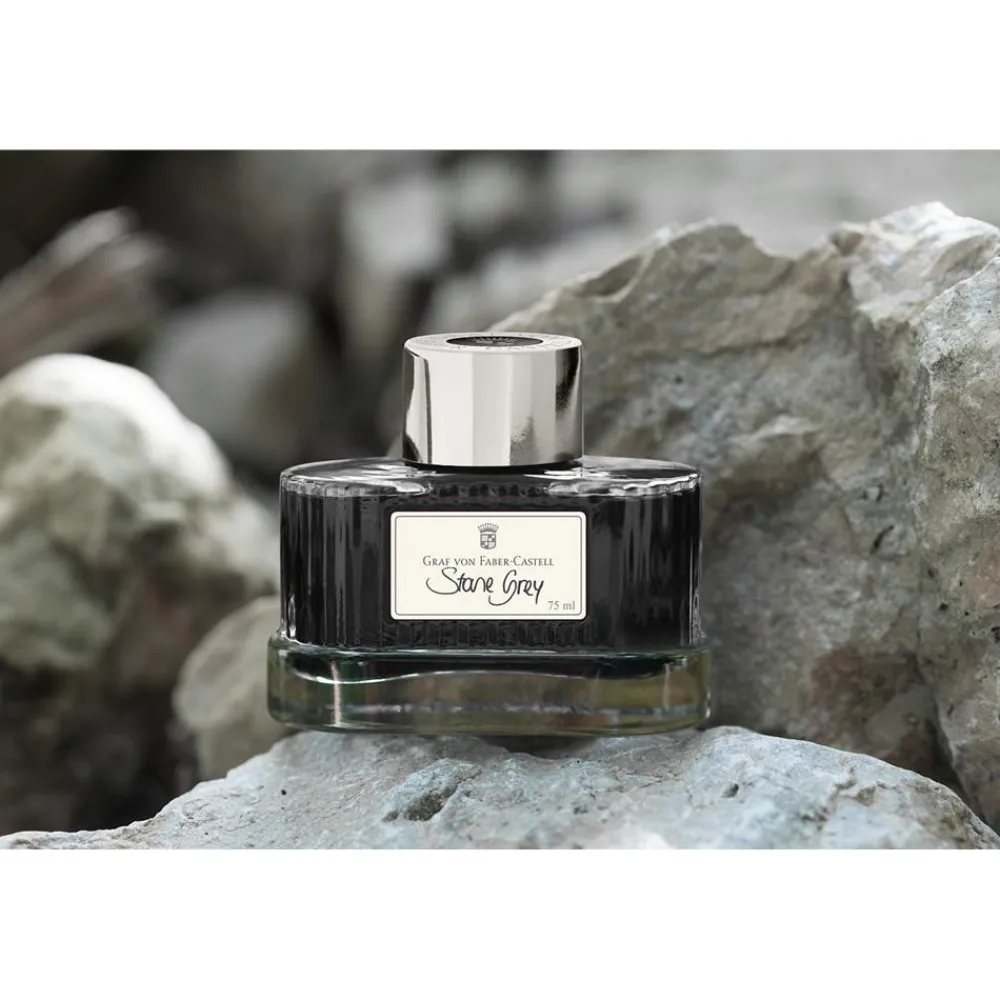 Graf Von Faber-Castell Atrament permanentny - - Stone Grey, 75 ml > Atramenty