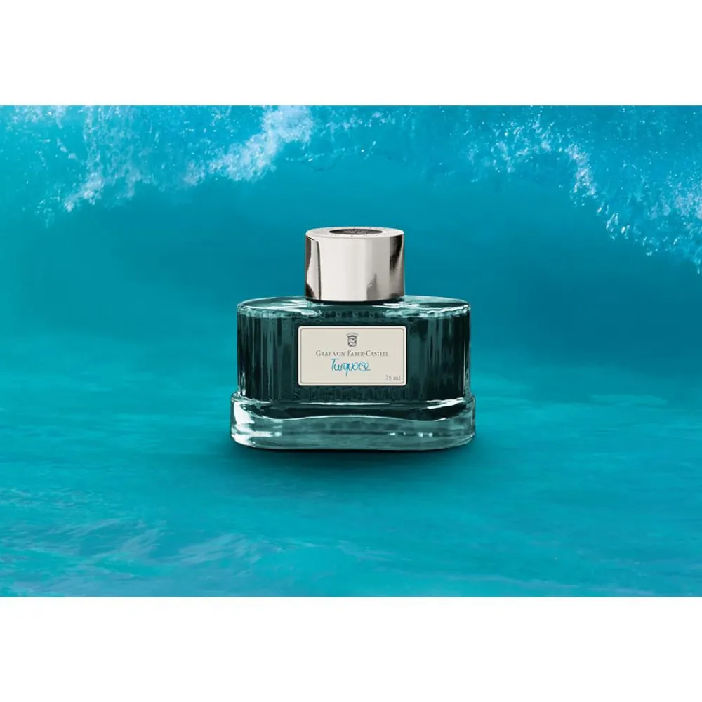 Graf Von Faber-Castell Atrament permanentny - - Turquoise, 75 ml