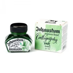 Renesans Atrament pigmentowy Inkaustum - - zielony 30 ml > Atramenty