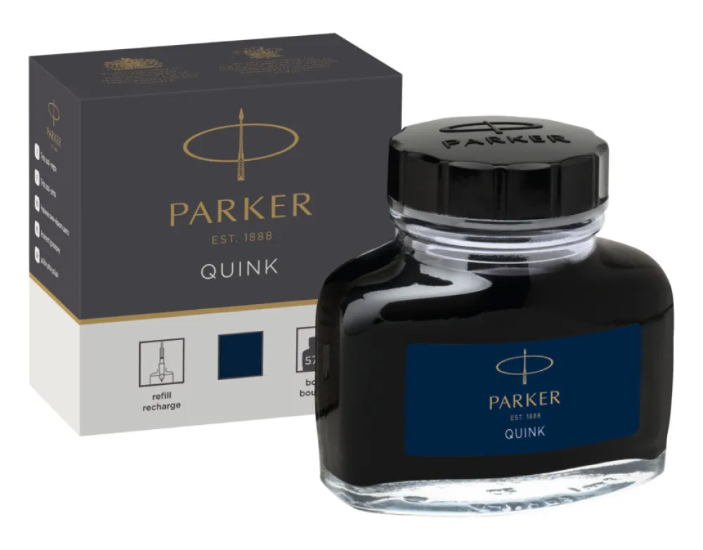 Parker Atrament Quink do piór wiecznych - - granatowy, 57 ml
