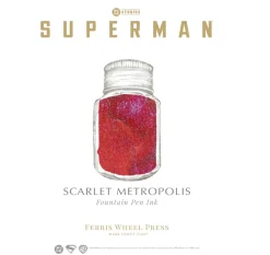 Ferris Wheel Press Atrament Superman - - Scarlet Metropolis 28 ml
