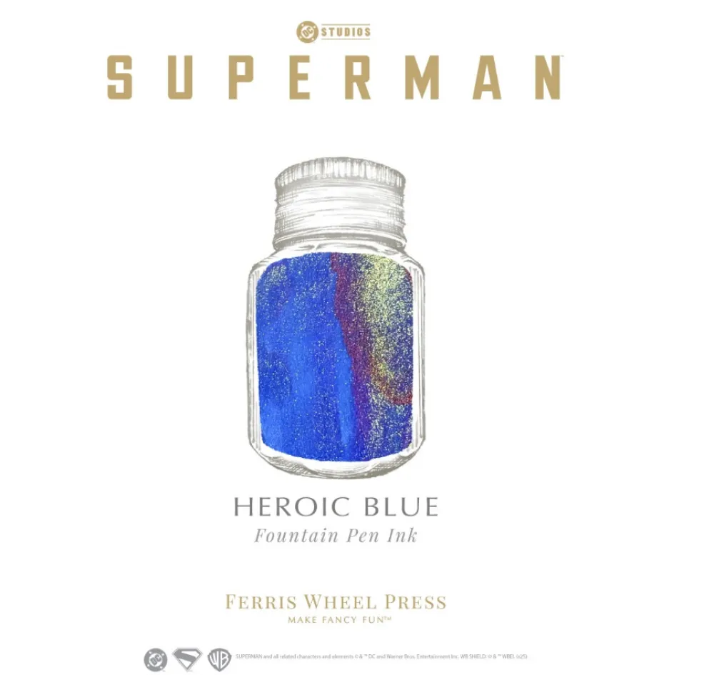 Ferris Wheel Press Atrament Superman - - Heroic Blue 28 ml