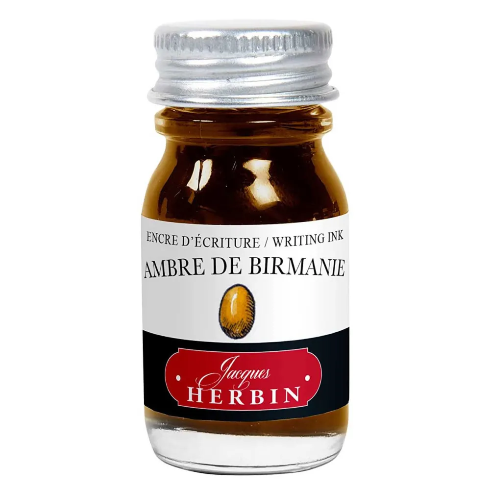 J.Herbin Atrament w butelce - - Ambre De Birmanie, 10 ml