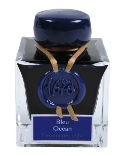 J.Herbin Atrament 1670 w butelce - - Blue Ocean, 50 ml ><noscript><img width=