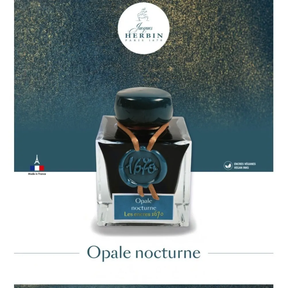 J.Herbin Atrament 1670 w butelce - - Opale Nocturne 50 ml