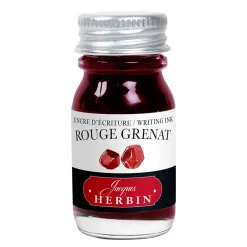 J.Herbin Atrament w butelce - - Rouge Grenat, 10 ml