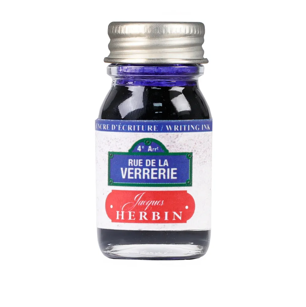 J.Herbin Atrament w butelce - - Rue de la Verrerie 10 ml