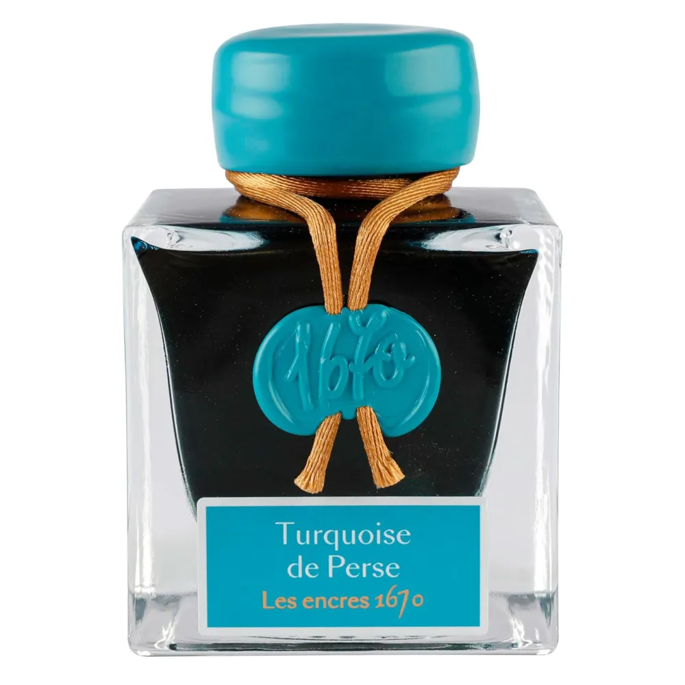 J.Herbin Atrament 1670 w butelce - - Turquoise, 50 ml