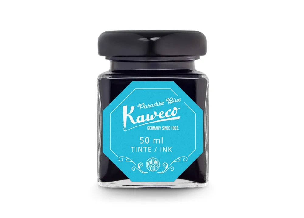 Kaweco Atrament w butelce - - Paradise Blue, 50 ml