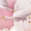 Balon foliowy, Bocian - jasnoróżowy, 103 x 60 cm > Balony Foliowe|Przyjęcia Okolicznościowe