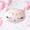 PartyDeco Balon foliowy Kotek - różowy, 36 x 48 cm > Balony Foliowe