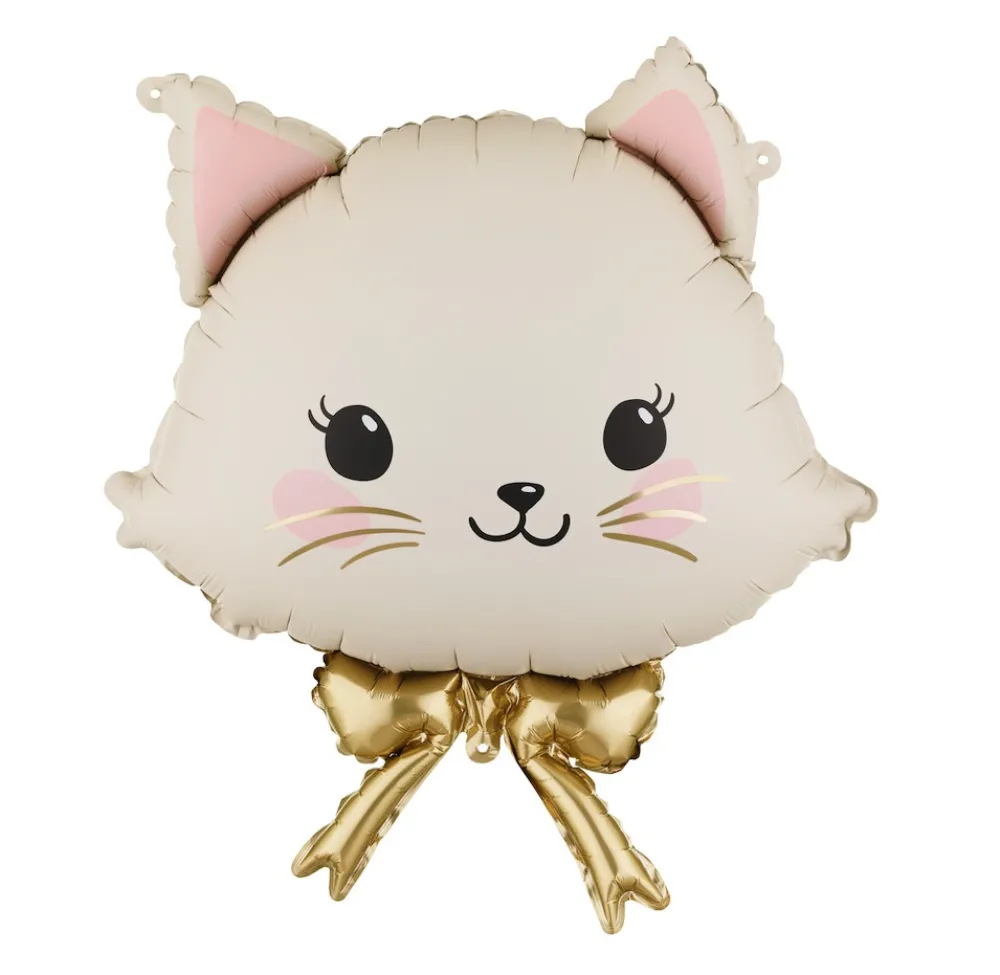 PartyDeco Balon foliowy Kotek - 50 x 60 cm > Balony Foliowe
