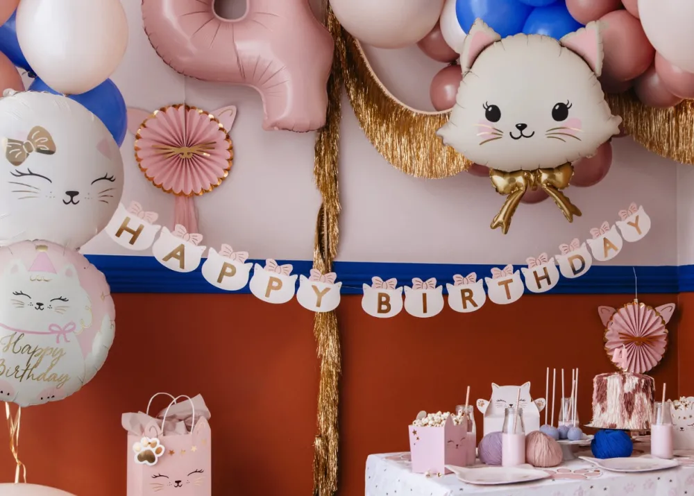 PartyDeco Balon foliowy Kotek - 50 x 60 cm > Balony Foliowe
