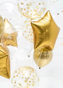 PartyDeco Balon foliowy Kula - transparentny, 40 cm