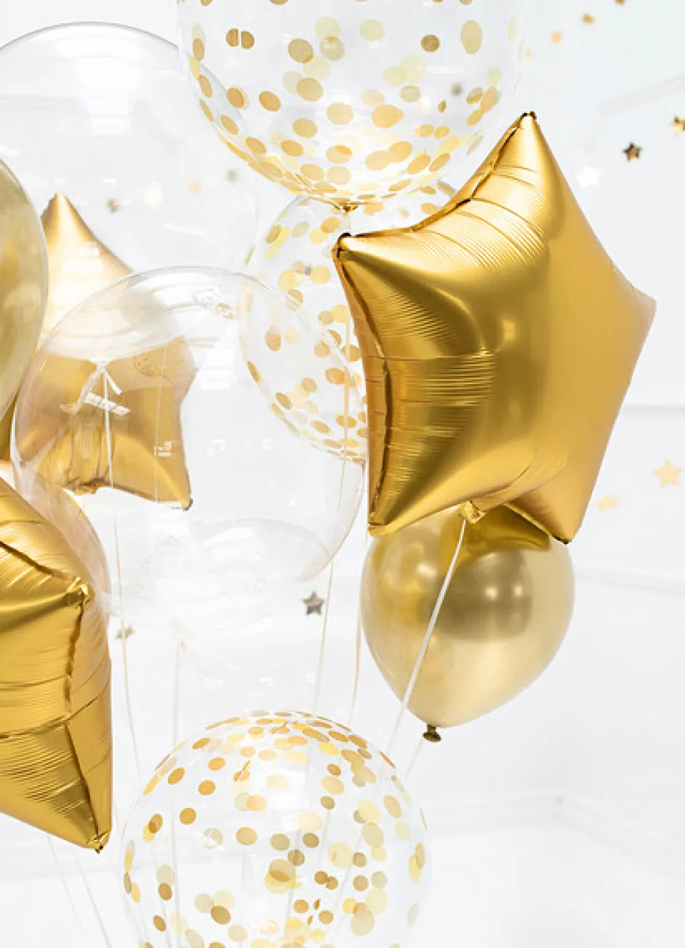 PartyDeco Balon foliowy Kula - transparentny, 40 cm