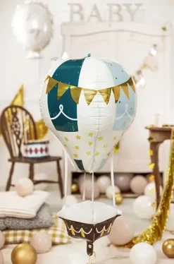 PartyDeco Balon foliowy, Latający Balon 4D - 36 x 110 cm > Balony Foliowe